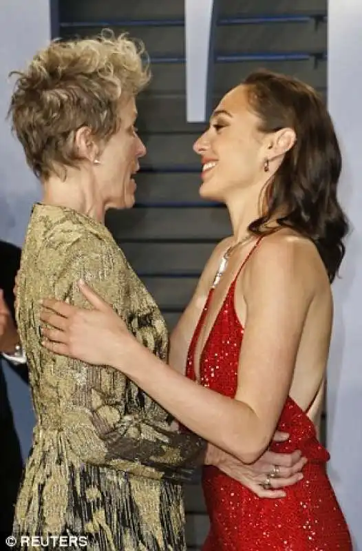 frances mcdormand e. gal gadot