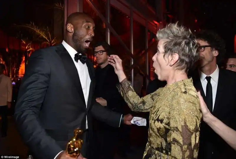 frances mcdormand e kobe bryant