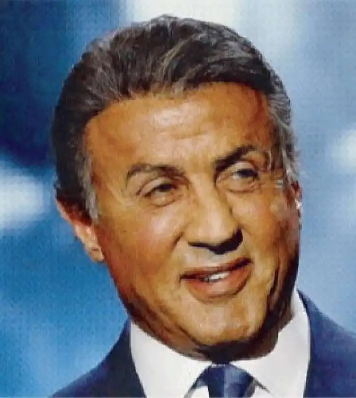 GLI UOMINI E LA TINTA AI CAPELLI - SYLVESTER STALLONE