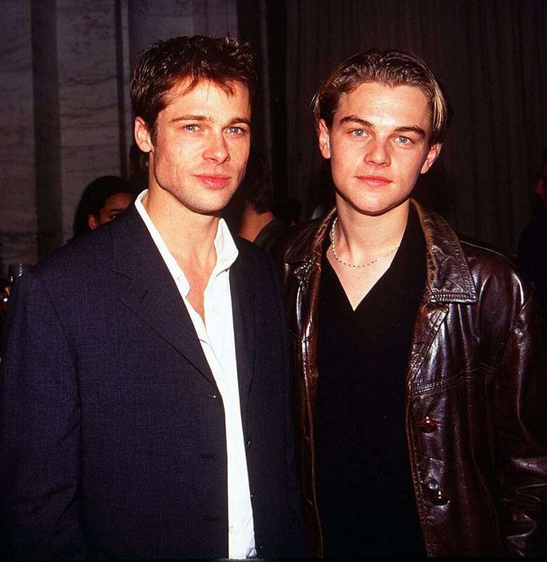 leonardo dicaprio brad pitt