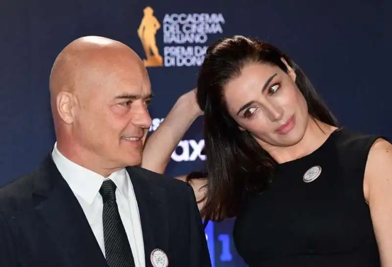 luca zingaretti con la moglie luisa ranieri