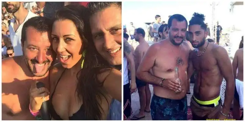 matteo salvini al mare  2