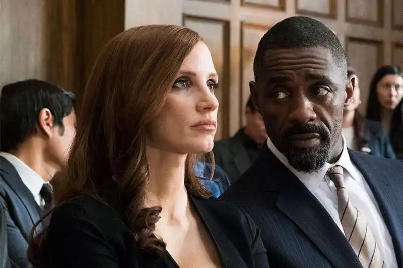 mollys game chastain elba