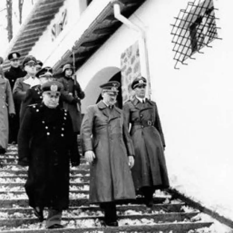 mussolini e hitler al berghof