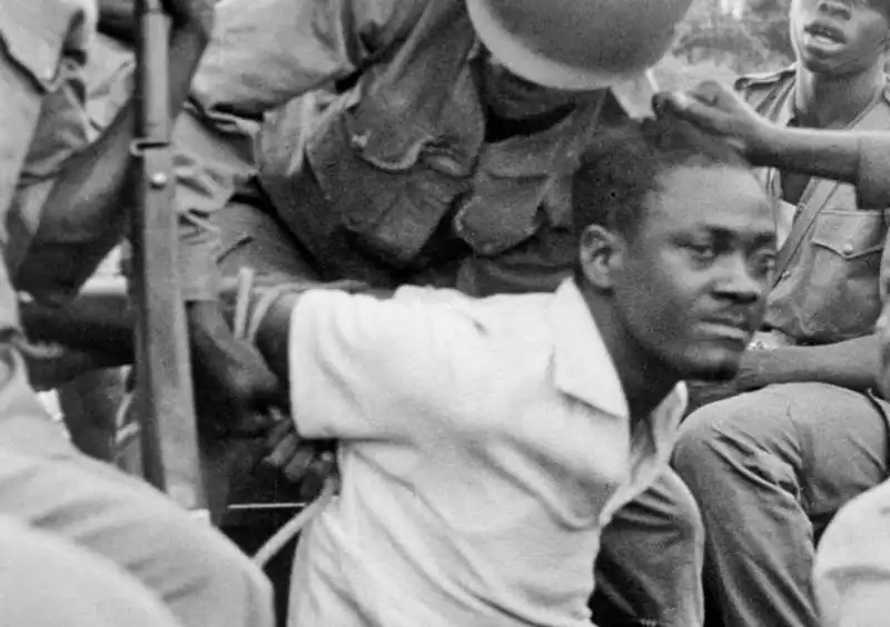 Patrice Lumumba dopo l arresto