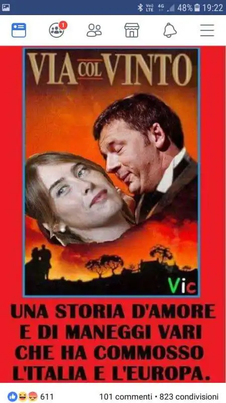 RENZI E BOSCHI 