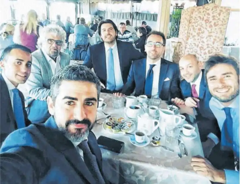 RICCARDO FRACCARO - LUIGI DI MAIO - BEPPE GRILLO - STEFANO BUFFAGNI - ALFONSO BONAFEDE - PIETRO DETTORI - ALESSANDRO DI BATTISTA