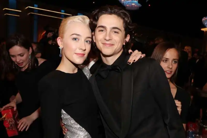 saoirse ronan timothee chalamet