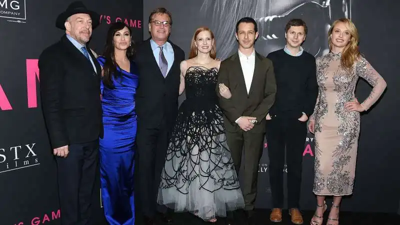 sorkin e il cast di mollys game