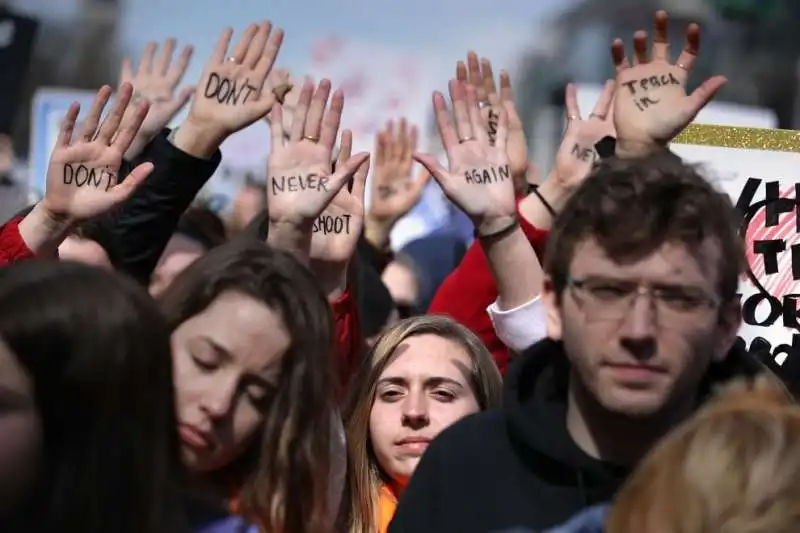 stati uniti   marcia degli studenti contro le armi  1