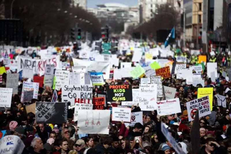 stati uniti   marcia degli studenti contro le armi  18