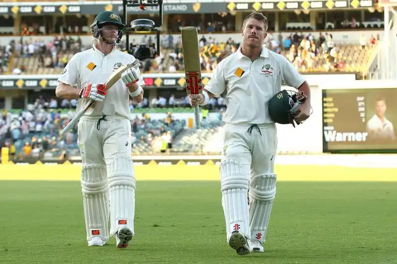 steve smith and david warner cricket autralia