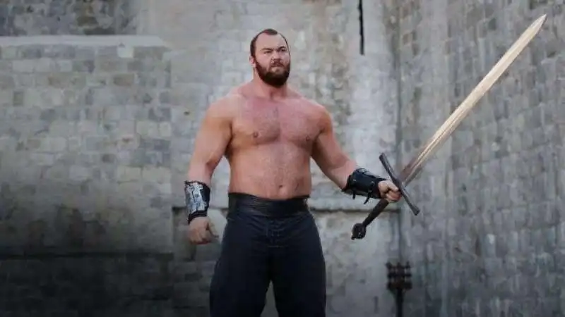 thor bjornsson in trono di spade