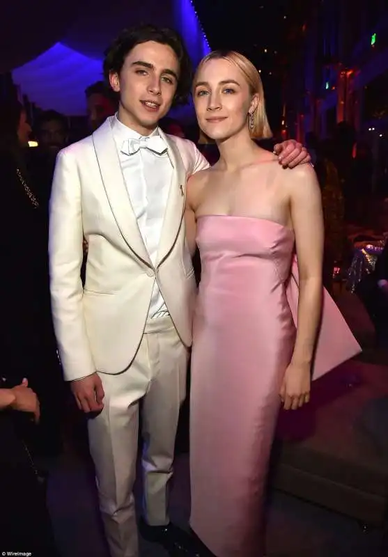 timothee chalamet e saoirse ronan