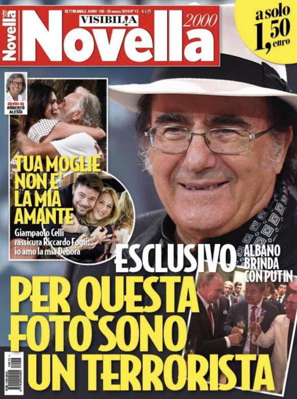 al bano foto con putin novella 2000