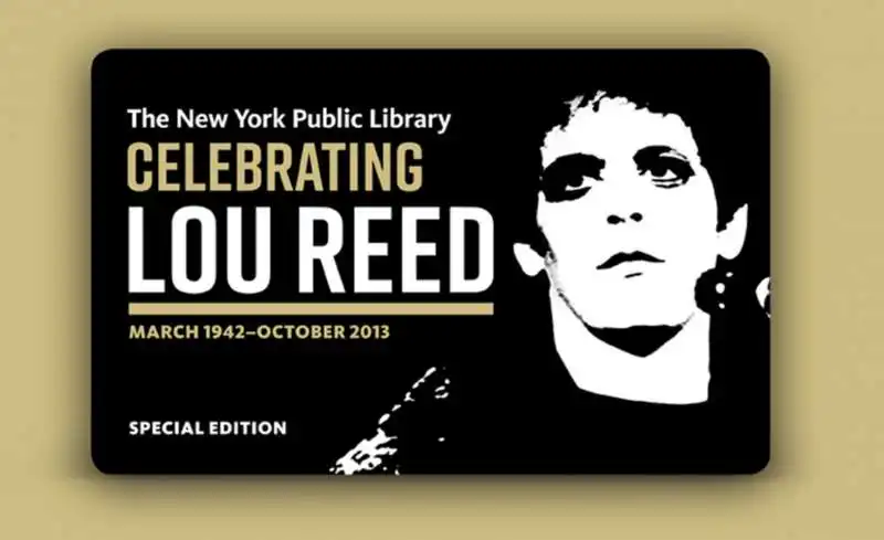 archivio di lou reed alla new york public library 13