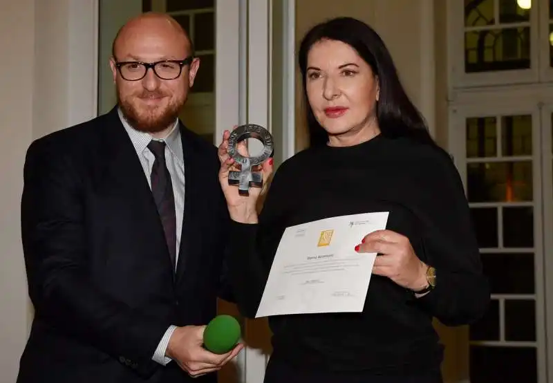 arturo galansino premia marina abramovic