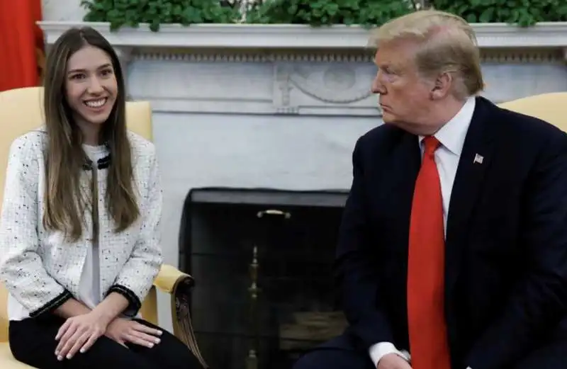 donald trump riceve la moglie di guaido' fabiana rosales 4