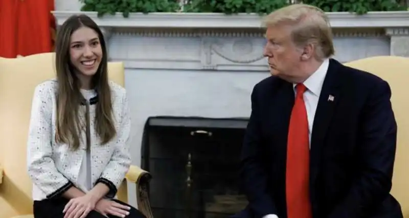 donald trump riceve la moglie di guaido' fabiana rosales 5