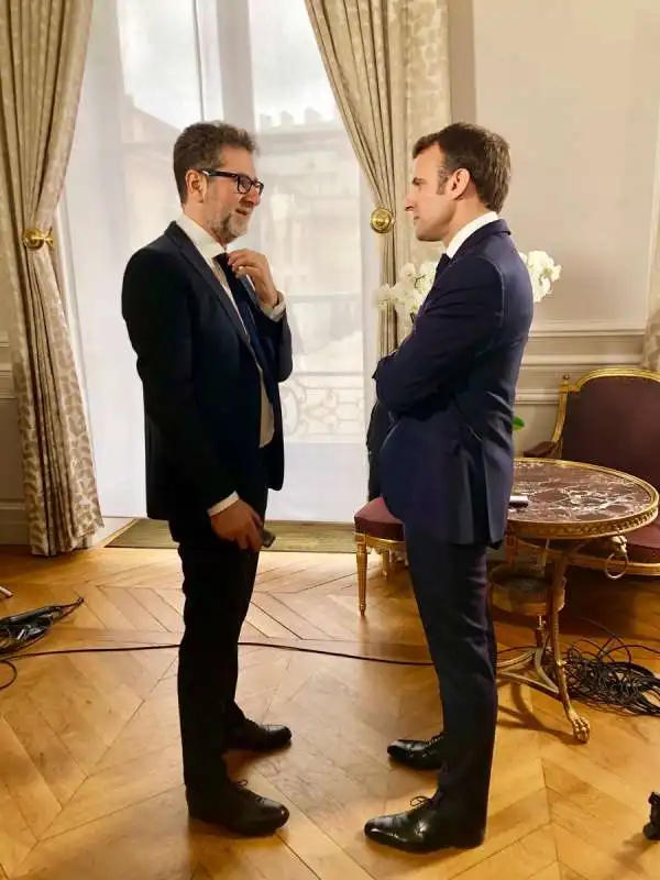 FABIO FAZIO EMMANUEL MACRON