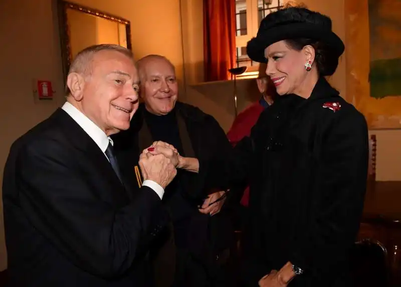 gianni letta giovanbattista caligiuri marisela federici