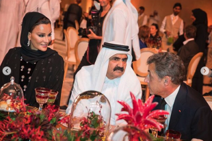 hamad bin khalifa al thani, moza bint nasser nichoals sarkozy