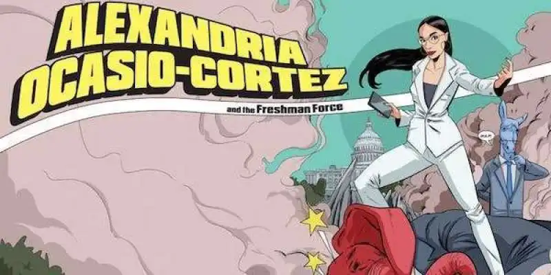 IL FUMETTO SU ALEXANDRA OCASIO CORTEZ