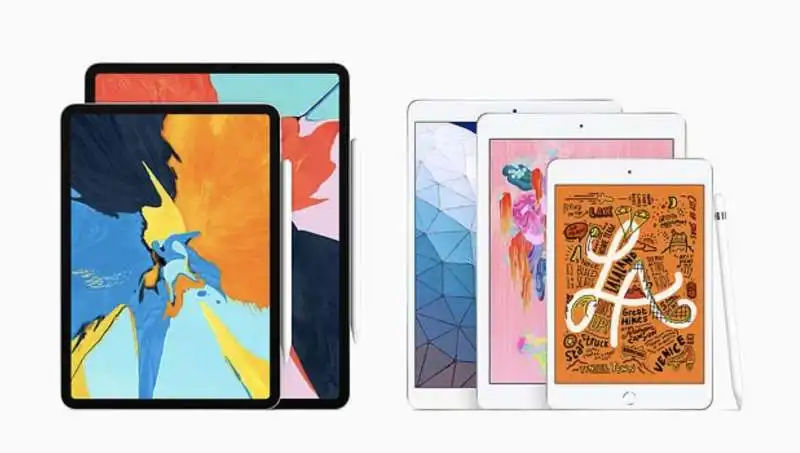 ipad air e ipad mini 5