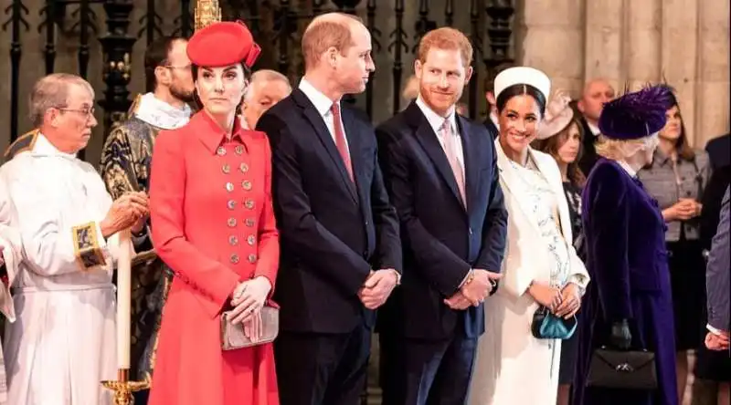 kate, william, harry e meghan 2