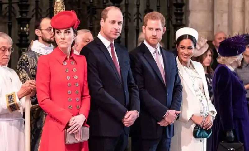 kate, william, harry e meghan 4