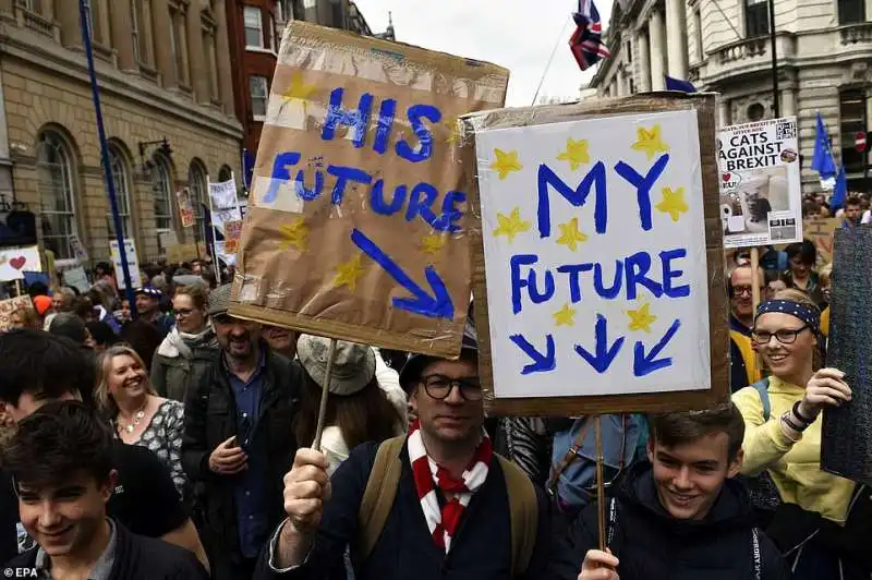 la marcia a londra dei remainers anti brexit  3