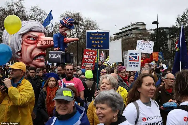 la marcia a londra dei remainers anti brexit  7