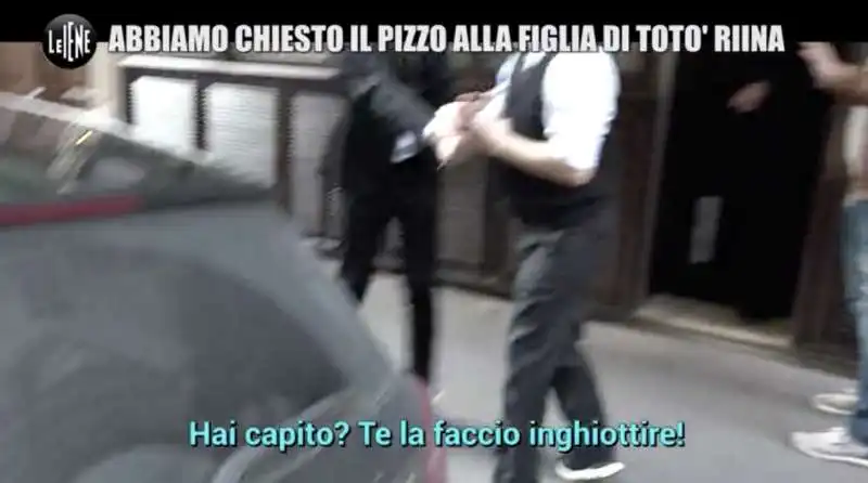 le iene chiedono il pizzo alla figlia di riina 12