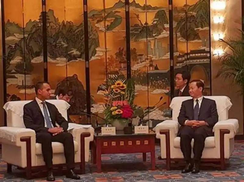 LUIGI DI MAIO IN CINA