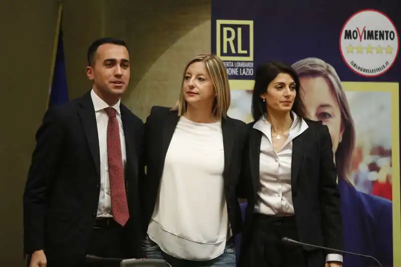 luigi di maio roberta lombardi virginia raggi