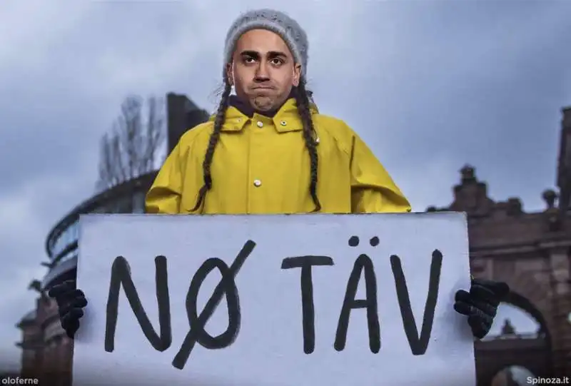 LUIGI DI MAIO VERSIONE GRETA THUNBERG BY SPINOZA