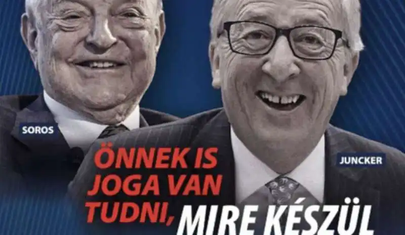 manifesti di orban contro soros e juncker  5