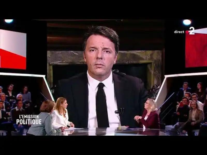 MATTEO RENZI  MARINE LE PEN