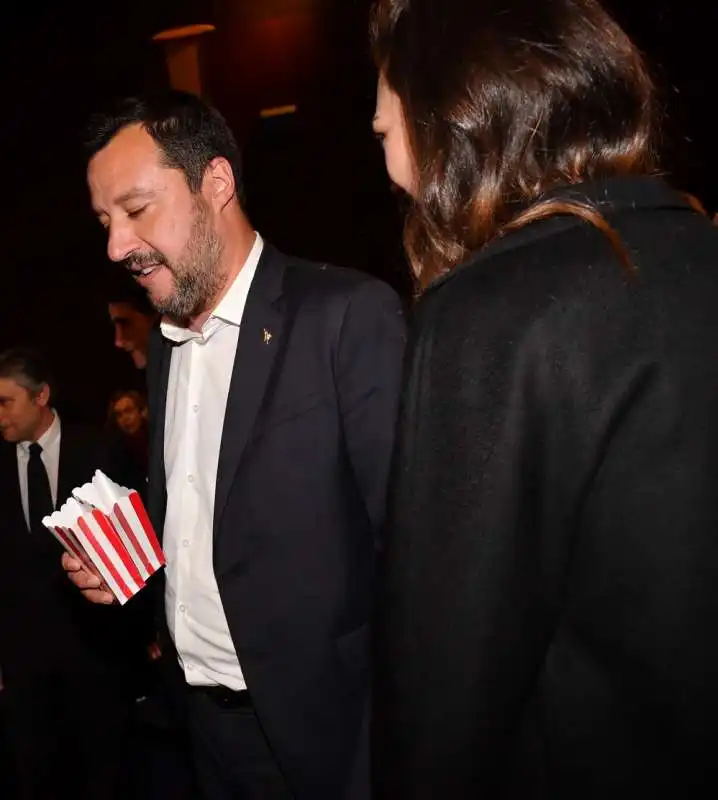 matteo salvini e francesca verdini all anteprima di dumbo foto di bacco (7)