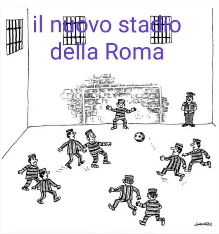 MEME SULLO STADIO DELLA ROMA