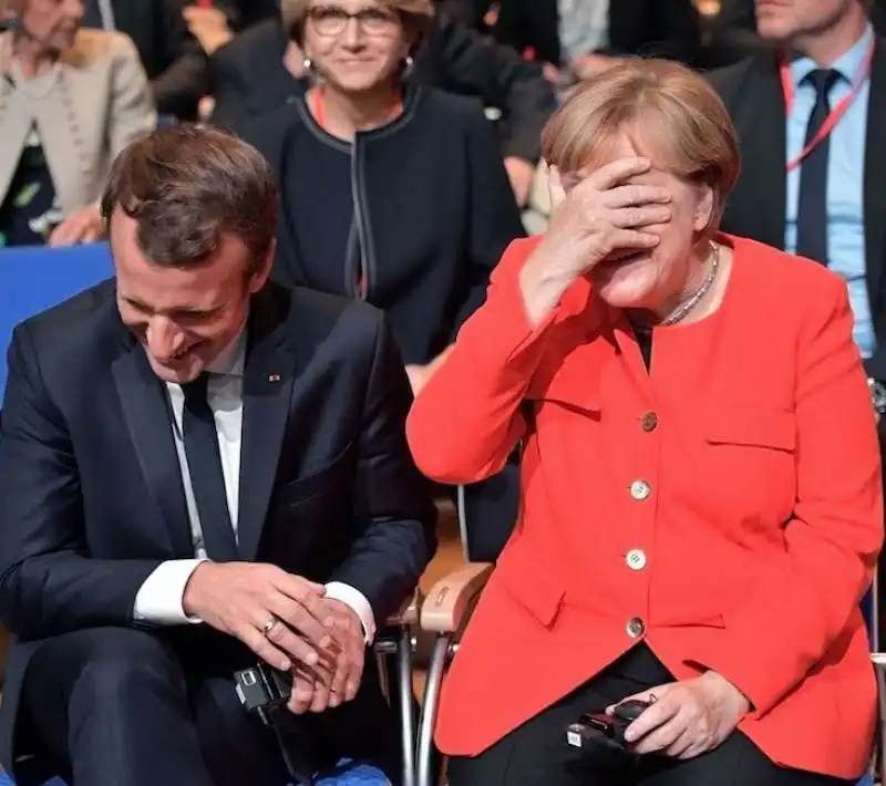 MERKEL E MACRON SGHIGNAZZANO