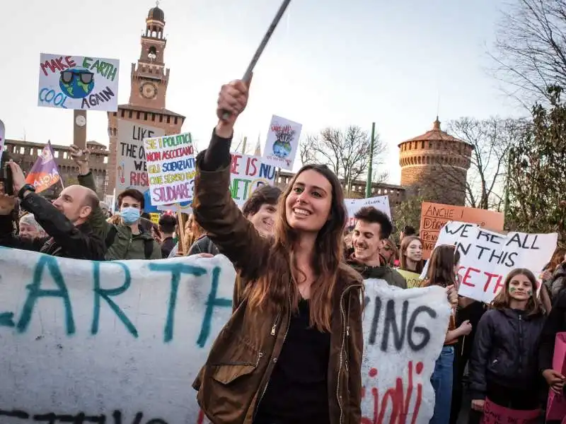 milano   corteo per l'ambiente   fridaysforfuture 21