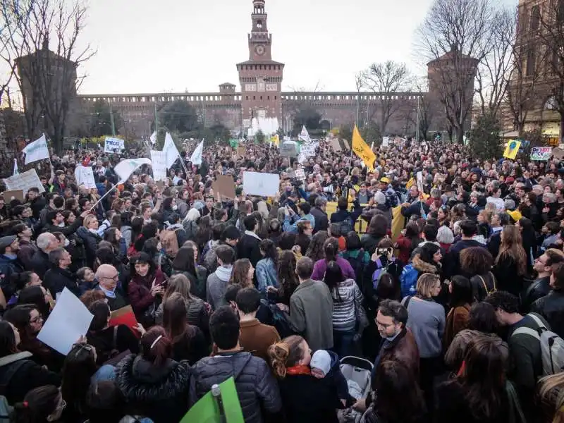 milano   corteo per l'ambiente   fridaysforfuture 26