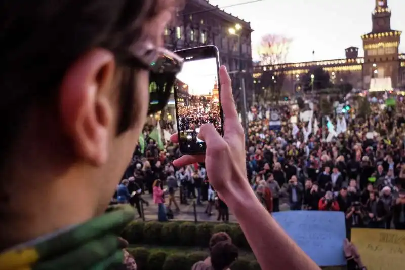 milano   corteo per l'ambiente   fridaysforfuture 9