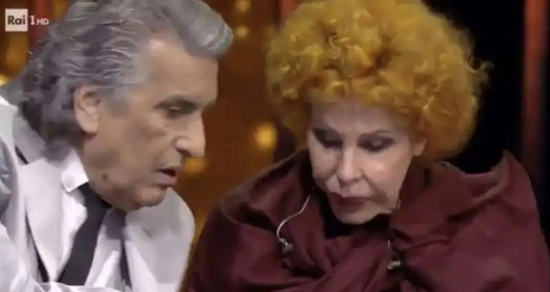 ornella vanoni si addormenta in diretta a ora o mai piu' 3