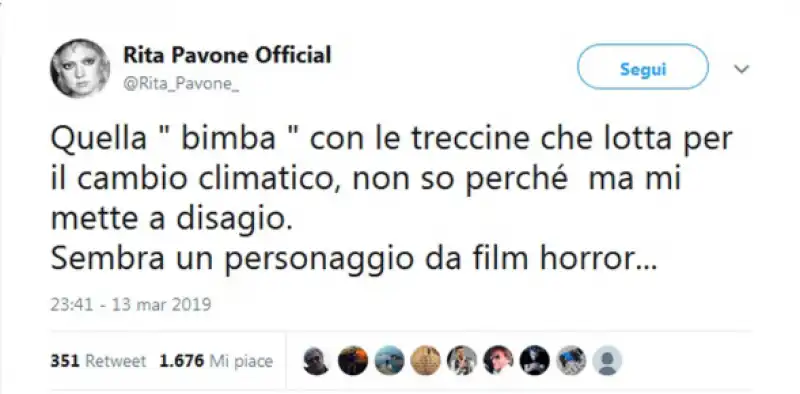 rita pavone tweet