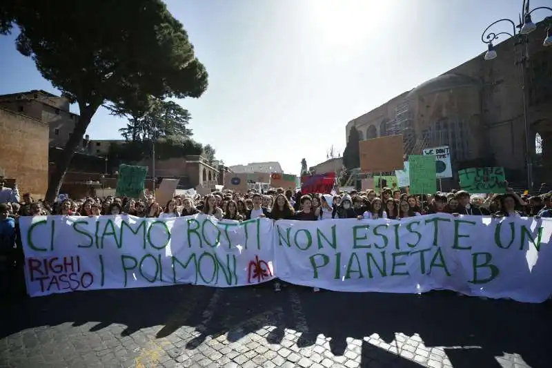 roma   corteo per l'ambiente   fridaysforfuture 18