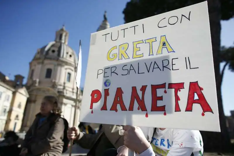 roma   corteo per l'ambiente   fridaysforfuture 2