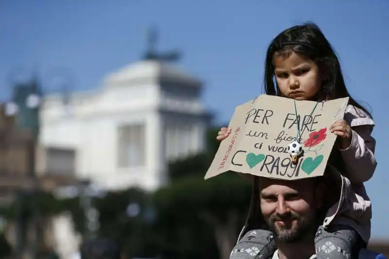 roma   corteo per l'ambiente   fridaysforfuture 21