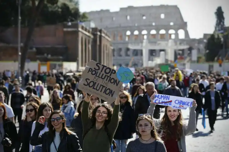 roma   corteo per l'ambiente   fridaysforfuture 22